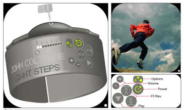 E Ink Wearable mp3 Player
