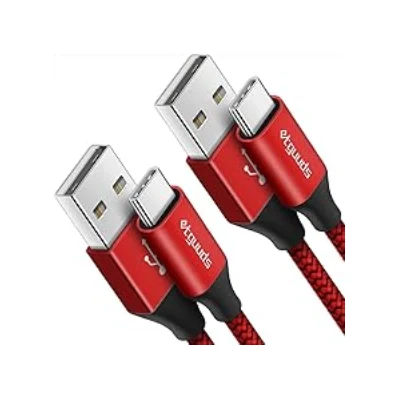 Red charging cables