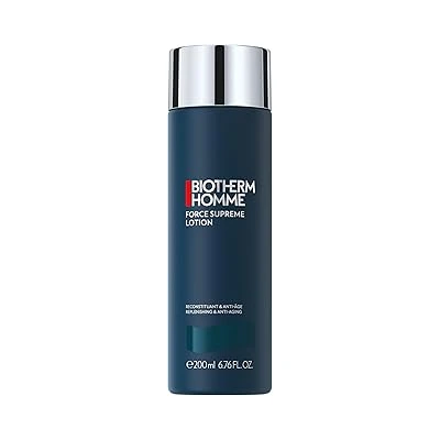 Blue skincare bottle